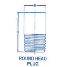 Round Head Plug