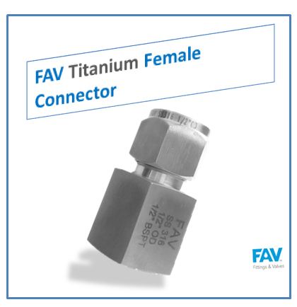 Titanium Female Connector